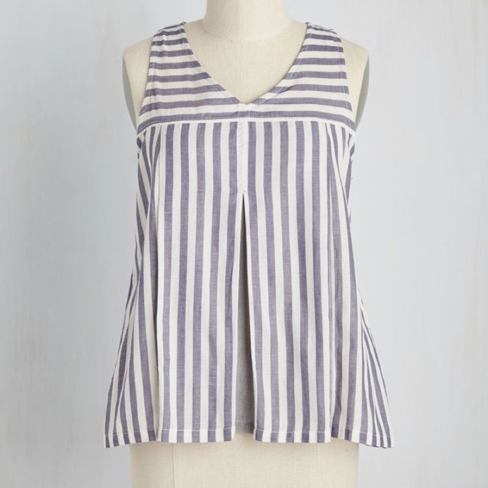 A Lot On My Pleat Top